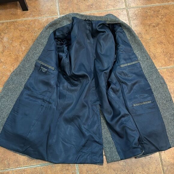 GIVENCHY Vintage Gentleman Paris Men's 2 Button tweed wool Blazer Size 42 S - Picture 7 of 12